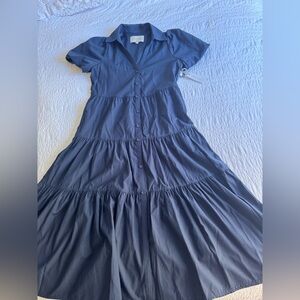 Brochu Walker Navy Maxi Dress